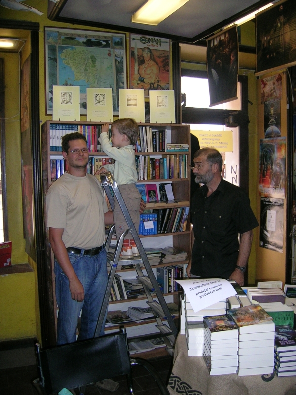 Výstava ARRAKIS 2007 - Dominik a Maxmilián Petr se Šamanem 2