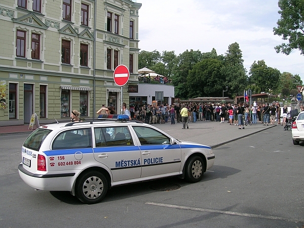 Na pochod fanoušků fantastiky dohlížela i městská policie