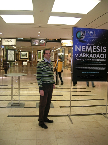 Galerie Nemesis v Arkádách - malíř Dominik Petr