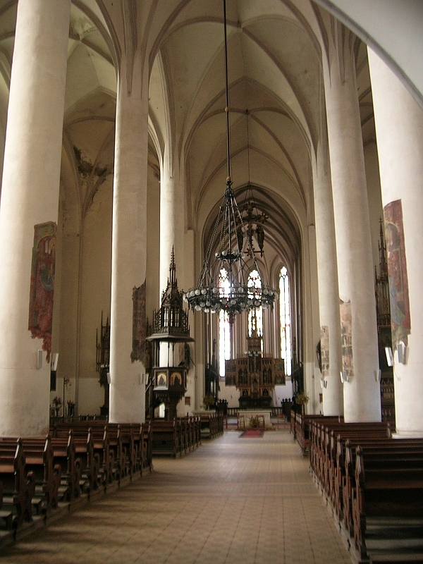 88 Cheb - Kostel sv. Mikuláše interiér